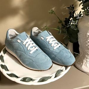 NEW Baby/Sea Blue Sam Edelman Trace Sneakers